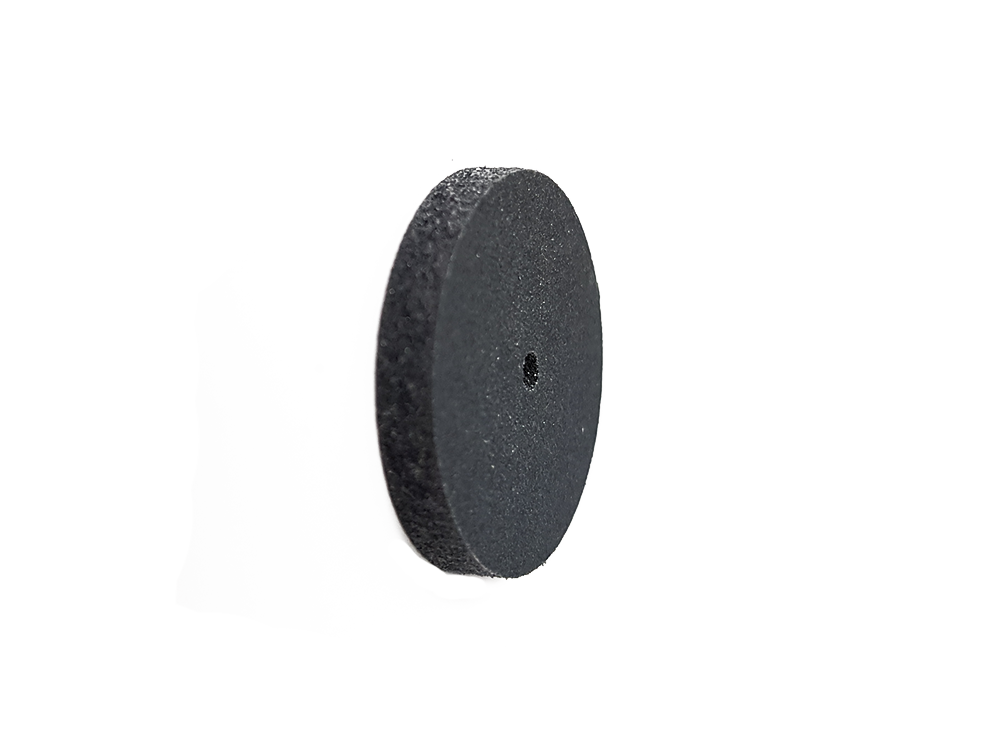 Gummipolierer schwarz, 21mm, mittel, unmontiert