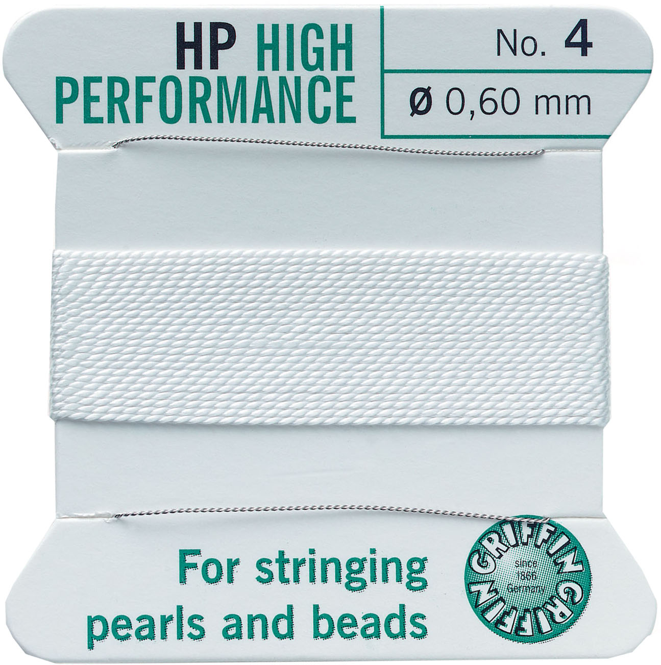 Perlseide weiss, HP verstärkt 2Nadel