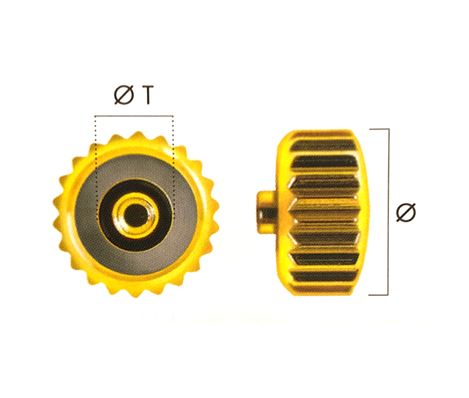WD-Kronen, gelb