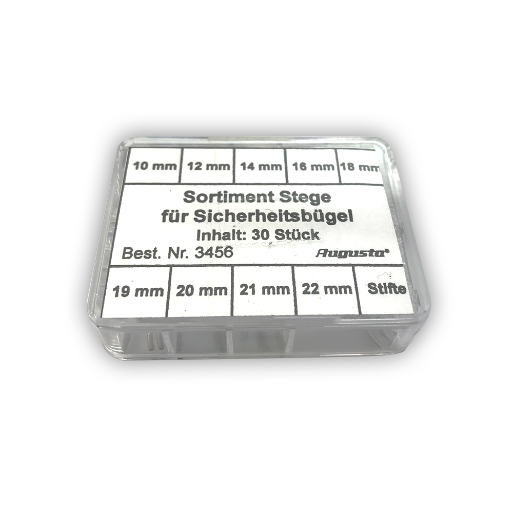 Sortiment an Stege für Sicherheitsbügel, Ø 1,0mm, 10-22mm