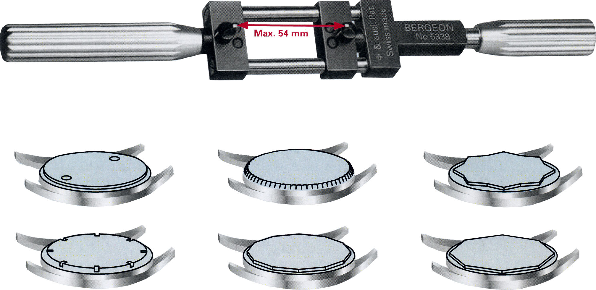 Gehäuseöffner Bergeon 5338XL