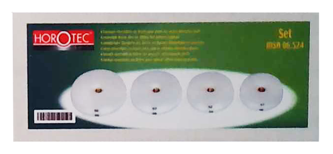 Druckstücke Horotec,flach 4 Stk. XL, Druckstücke Horotec,flach 4 Stk. XL,