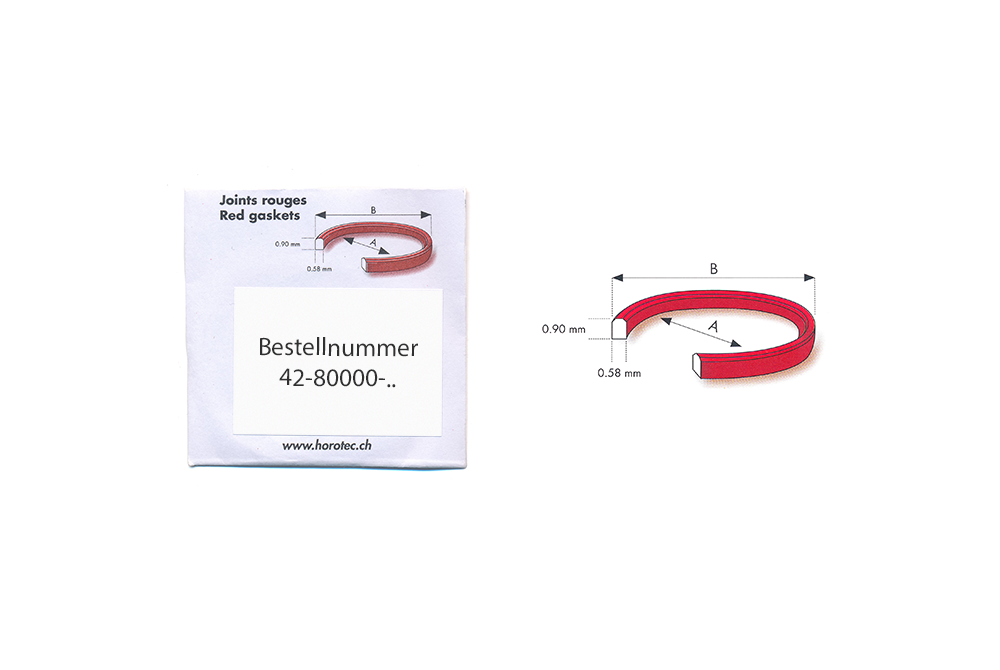 Sans fil - rote Gehäusedichtung aus Kunststoff, 1 Stk.