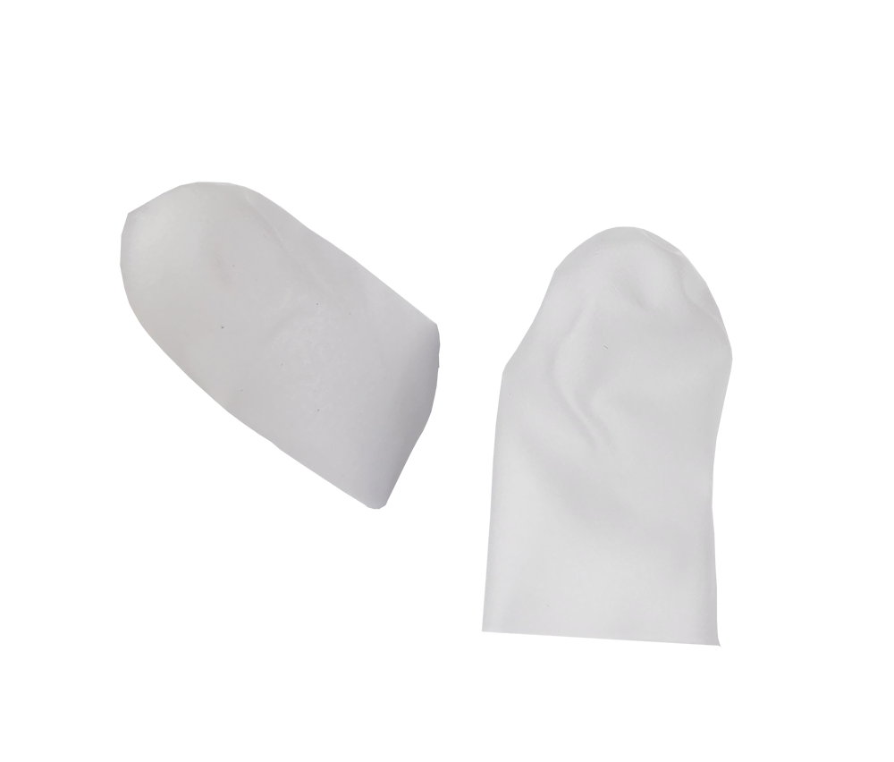 Fingerlinge, Nitril weiss, ungerollt Fingerlinge, Nitril weiss, ungerollt