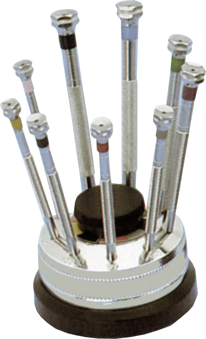 Schraubendrehersatz Standard mit Drehsockel Schraubendrehersatz Standard mit Drehsockel