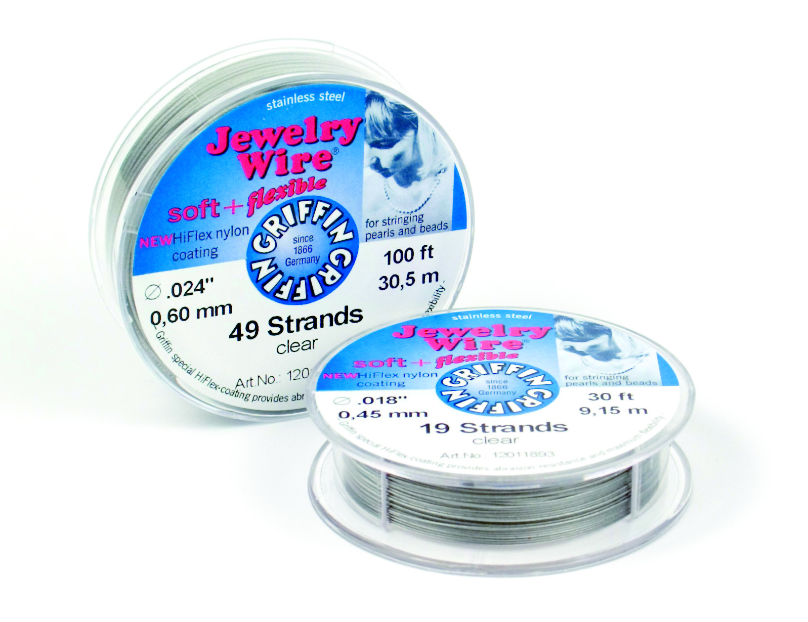 Juwelierdraht, ummantelt, 19 Stränge