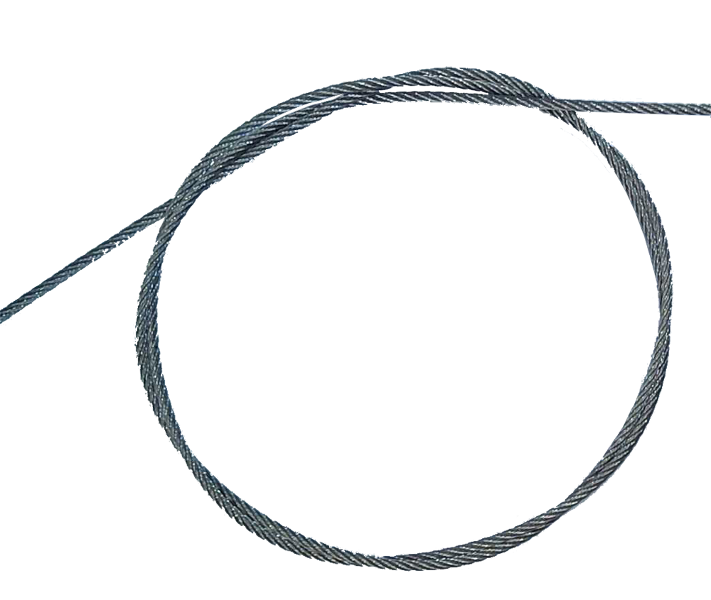 Stahlseil Ø1mm, Edelstahl, Meterware