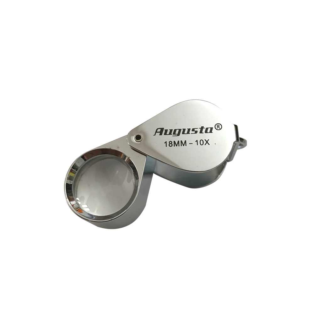 Steinlupe-Triplet, 10-fach, Linsen Ø 18mm