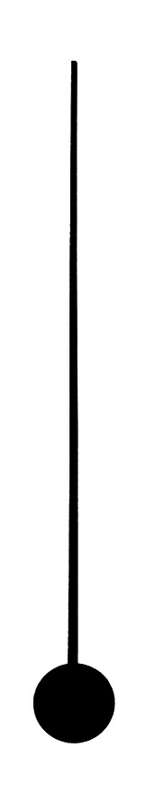 Sek.-Zeiger 80mm, schwarz Sek.-Zeiger 80mm, schwarz