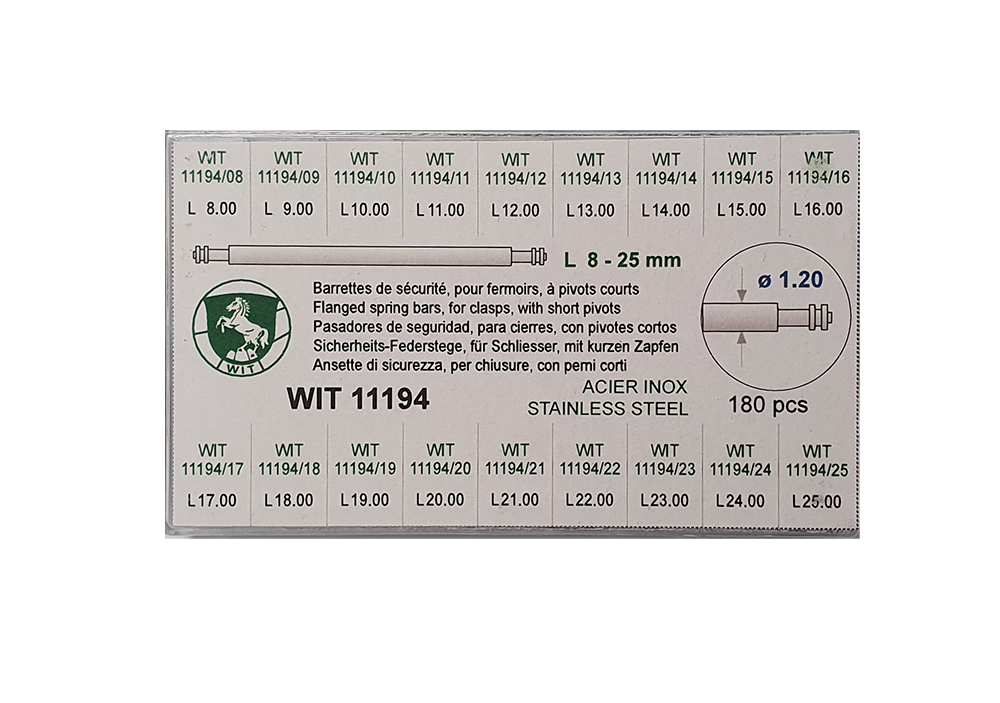 Federstege-Sortiment für Schließen