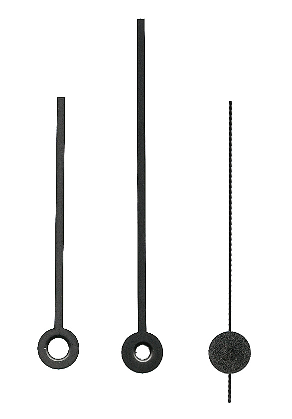 Zeigersatz Funkuhr, schwarz, 80/60