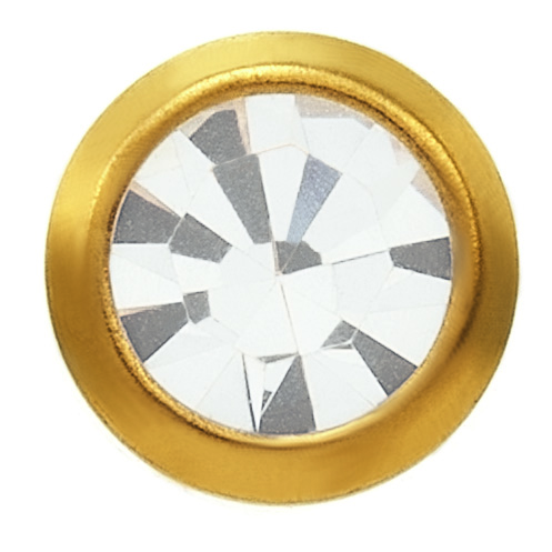 Ohrknöpfe System 75 Vergoldet/Crystal