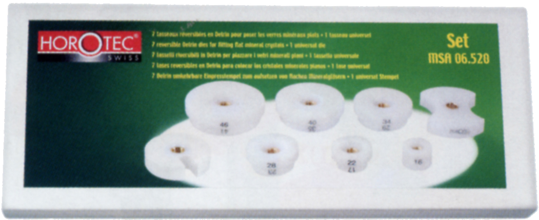 Druckstücke Horotec, flach, 7+1 Stk Druckstücke Horotec, flach, 7+1 Stk