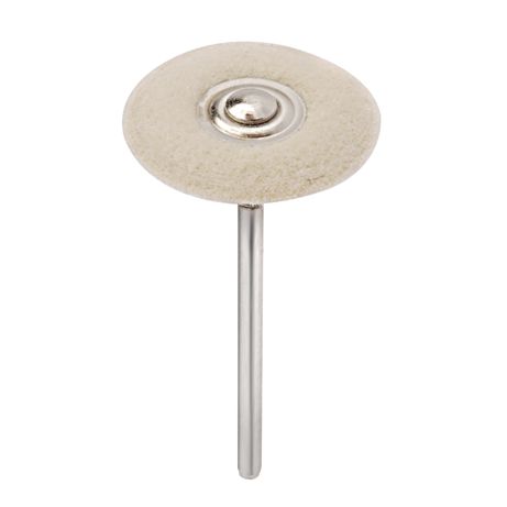 Dental Scheibe Filz Linsenform 23mm, montiert