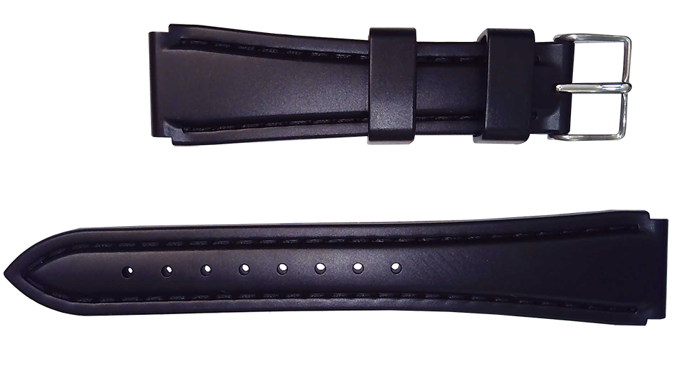 Kautschukband mit Dornschließe 18mm
