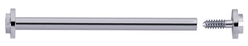 Schraub-Mittelbandstege, weiß, Ø 1,45mm Schraub-Mittelbandstege, weiß, Ø 1,45mm