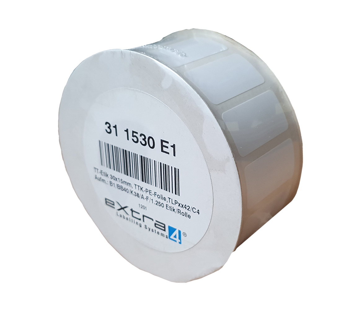 Etiketten 31 1530 E1, 1250/Rolle