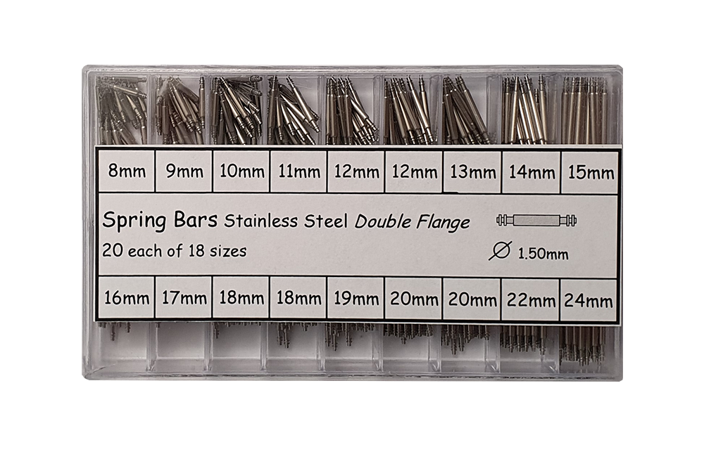 Federstege-Sortiment Ø 1,5mm, 360Stk.