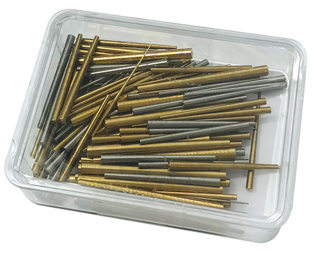 Vorsteckstifte Stahl und Messing, 0,30-1,80mm, P140