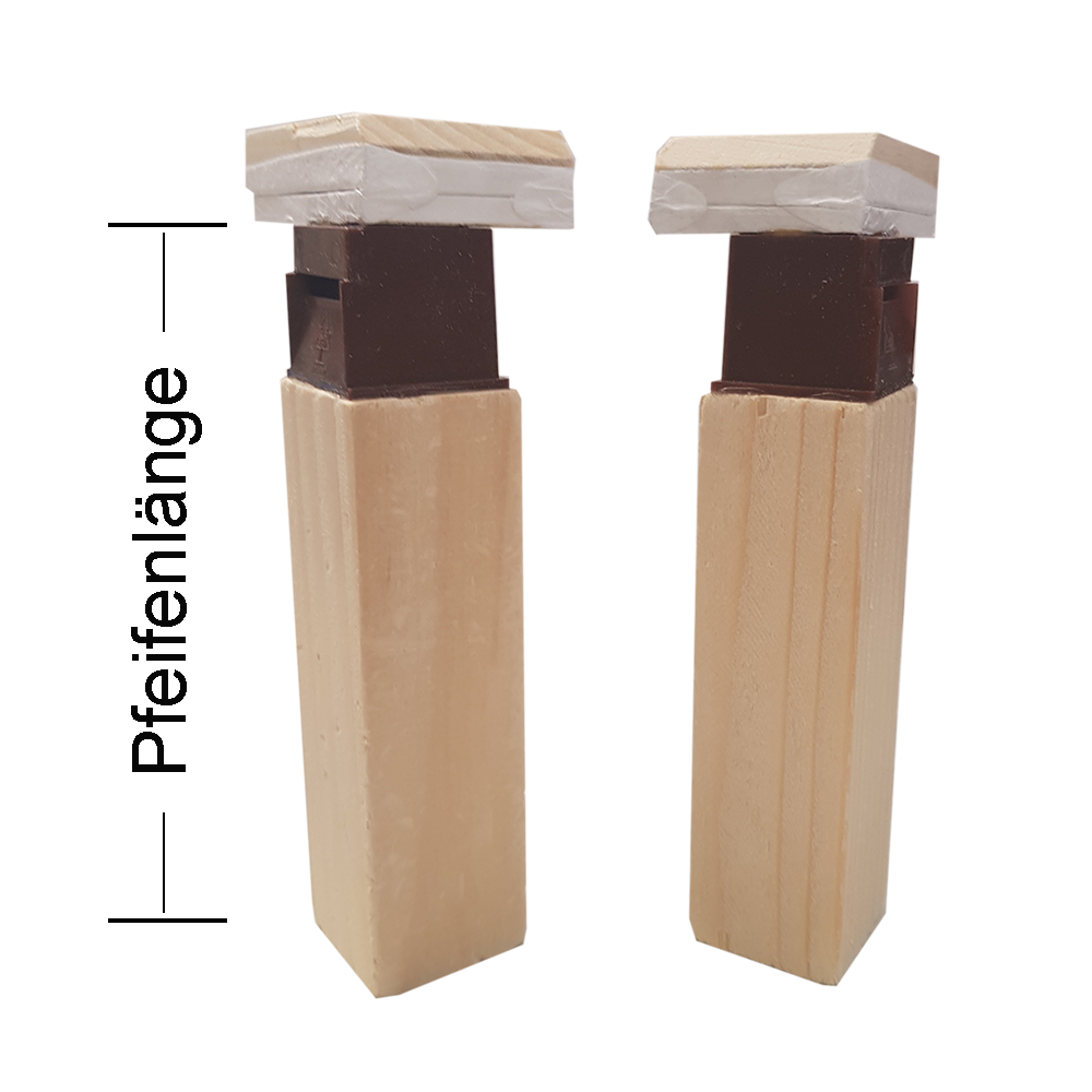 Kuckuckpfeifen Tonöffnung seitlich