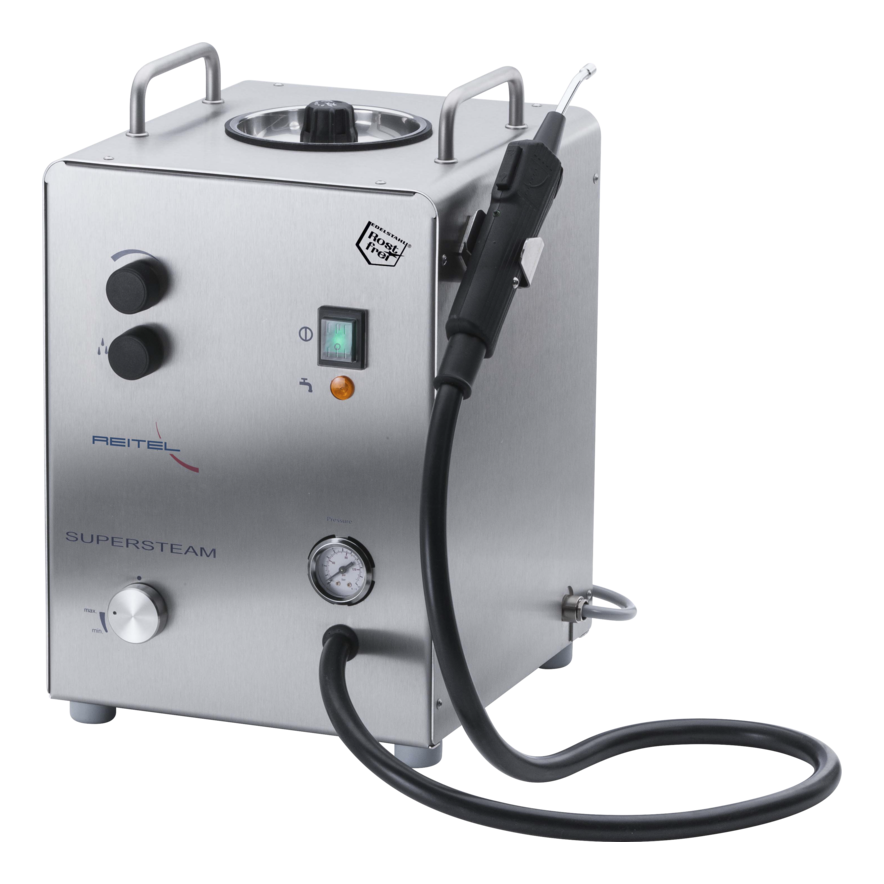 Reitel Dampfstrahlgerät Supersteam Edelstahl Reitel Dampfstrahlgerät Supersteam Edelstahl