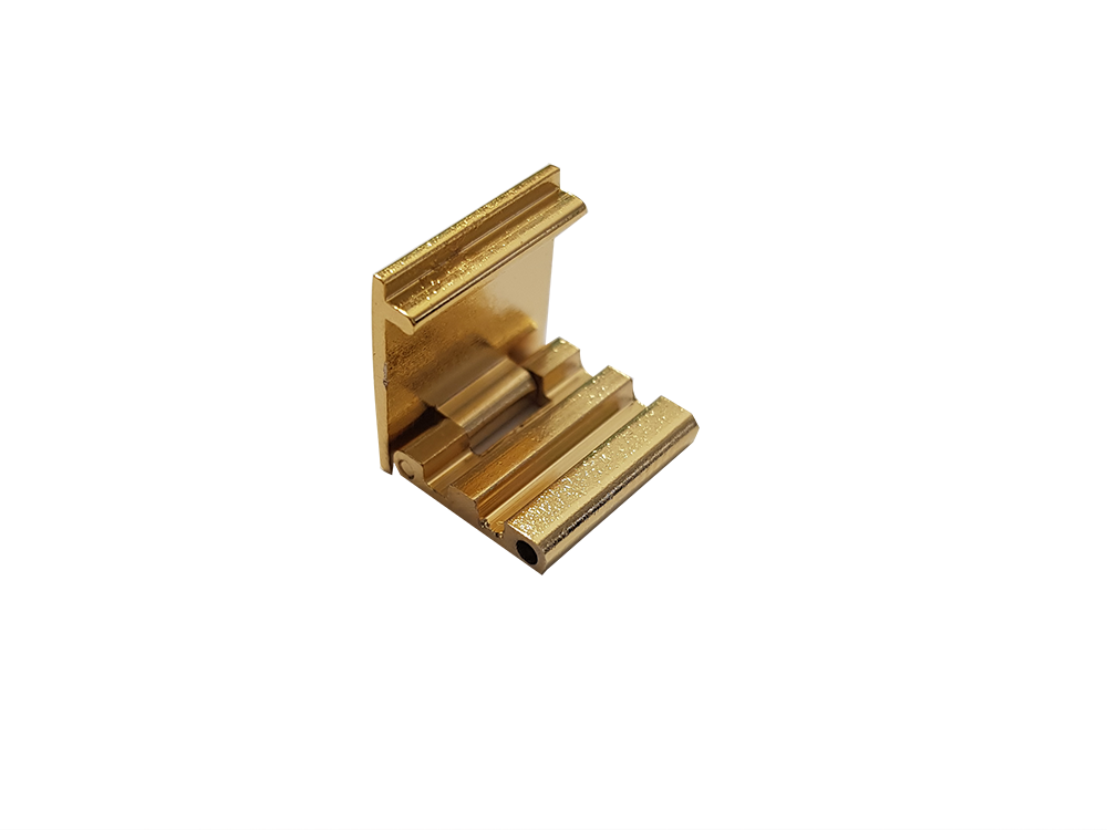 Klappschloss Metall, gelb