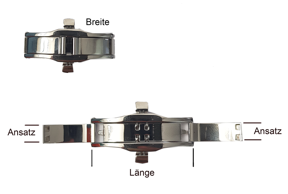 Butterflyschließe mit Drücker