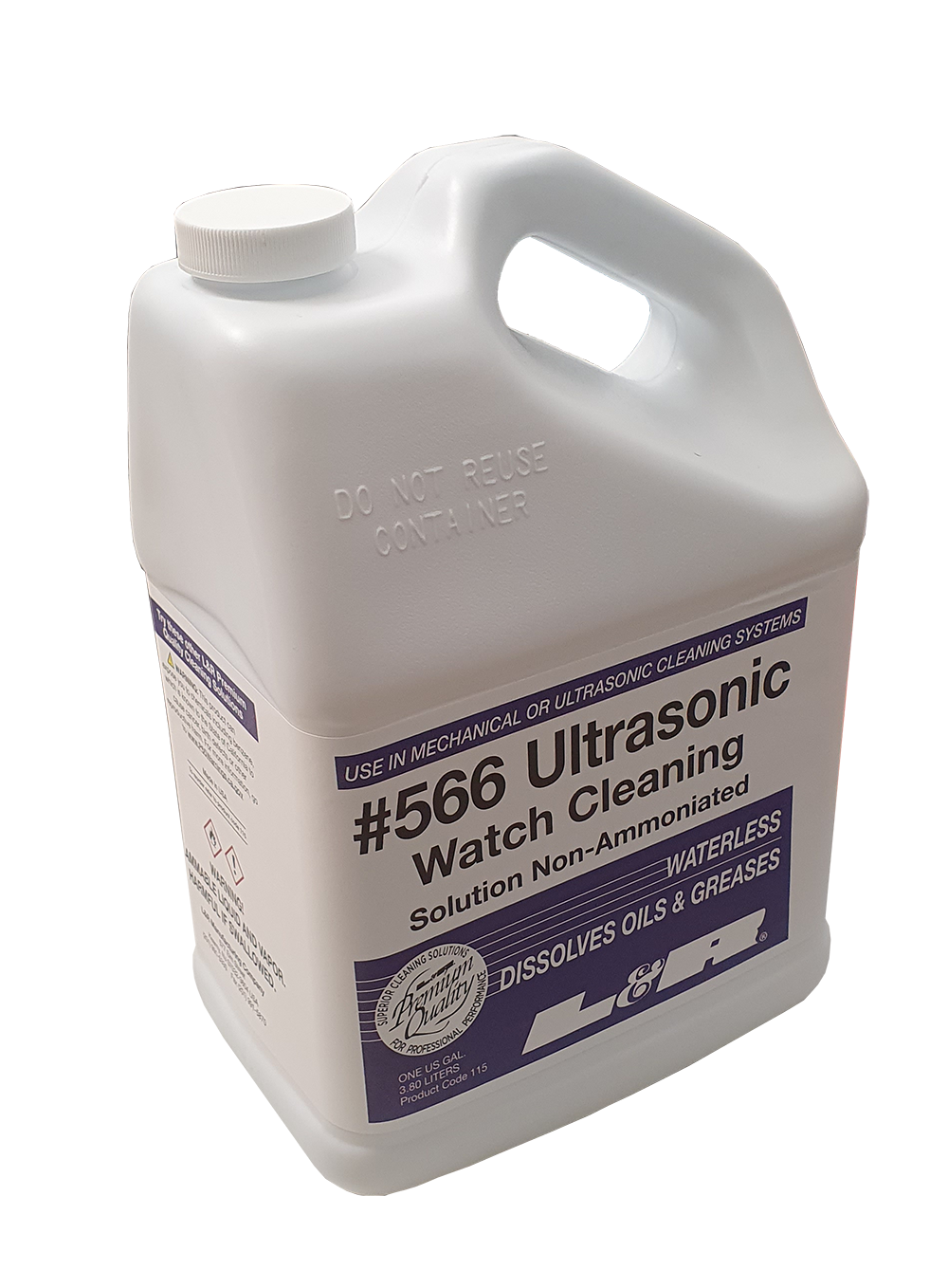 L & R Uhren #566 Reiniger-ohne Amoniak, 1 Gallone