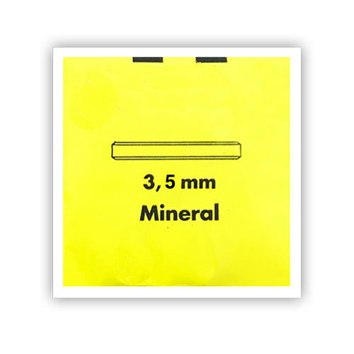 Flach Stärke 3,50 mm 250-500 Abstufung 5/10mm Flach Stärke 3,50 mm 250-500 Abstufung 5/10mm