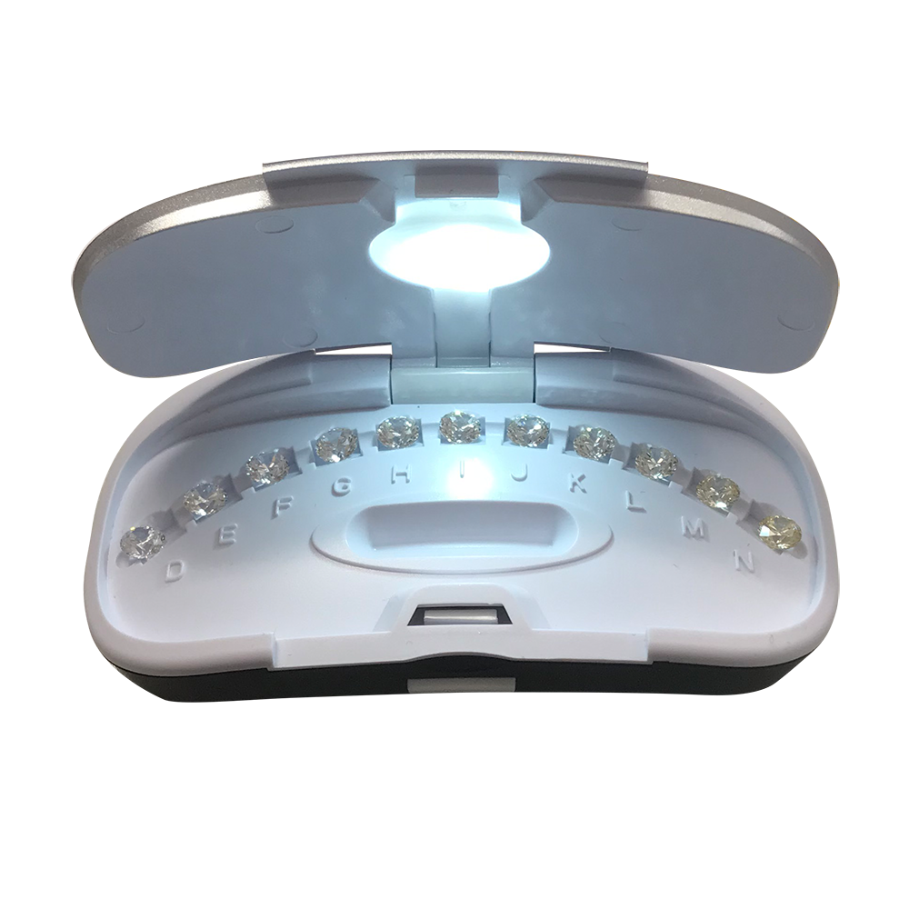 Vergleichstein Satz-Zirkonia, 11 Steine, D - N