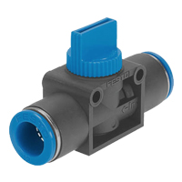 Druckluft-Absperrventil 6mm