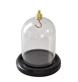 Taschenuhr-Dom, Holzsockel schwarz