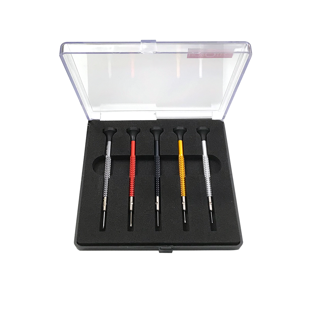 Schraubendrehersatz ALU/Swiss Made 0,60-1,40 mm Schraubendrehersatz ALU/Swiss Made 0,60-1,40 mm