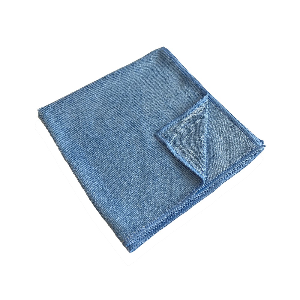 Microfasertuch, Frottierstruktur, blau